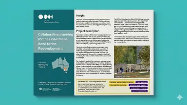 Fishermans Bend case study report cover